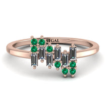 Baguette And Round Diamond Band - Daniela No. 17 image 1