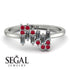 Baguette And Round Diamond Band - Daniela No. 48 image 10