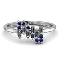 Baguette And Round Diamond Band - Daniela No. 63 image 1
