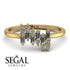 Baguette And Round Diamond Band - Daniela No. 1