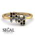 Baguette And Round Diamond Band - Daniela No. 31