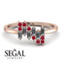 Baguette And Round Diamond Band - Daniela No. 47 image 10