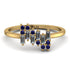 Baguette And Round Diamond Band - Daniela No. 61 image 1