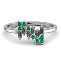 Baguette And Round Diamond Band - Daniela No. 18 image 1