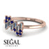 Baguette And Round Diamond Band - Daniela No. 62 image 3