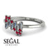 Baguette And Round Diamond Band - Daniela No. 48
