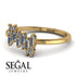 Baguette And Round Diamond Band - Daniela No. 1