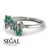 Baguette And Round Diamond Band - Daniela No. 18