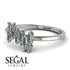 Baguette And Round Diamond Band - Daniela No. 3 image 3