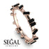 Baguette Black Diamond Eternity Band - Journee No. 8