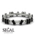 Baguette Black Diamond Eternity Band - Journee No. 9