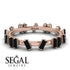 Baguette Black Diamond Eternity Band - Journee No. 8 image 6