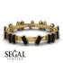 Baguette Black Diamond Eternity Band - Journee No. 7