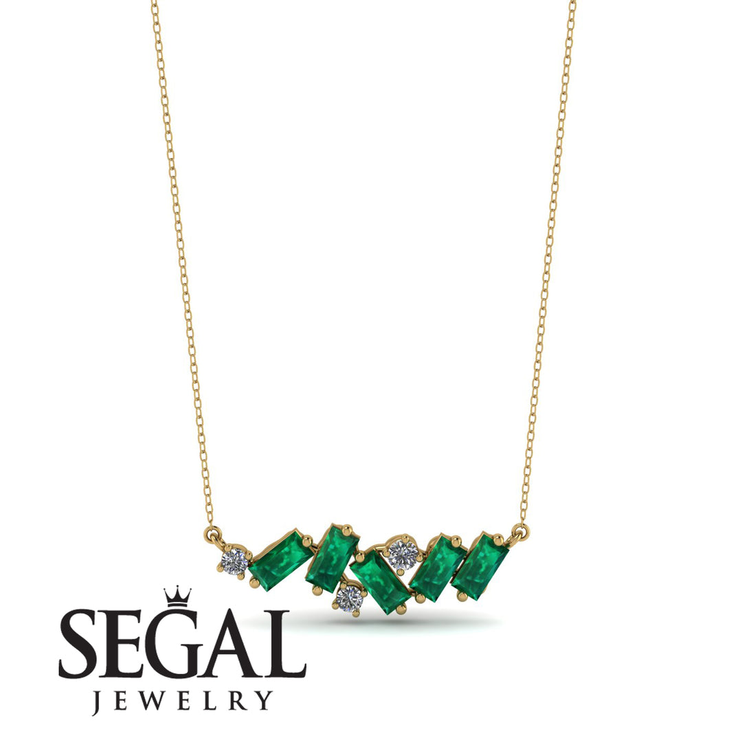 Baguette Diamond Necklace - Arielle No. 16