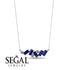 Baguette Diamond Necklace - Arielle No. 63