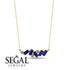Baguette Diamond Necklace - Arielle No. 61