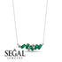 Baguette Diamond Necklace - Arielle No. 18