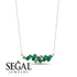 Baguette Diamond Necklace - Arielle No. 17