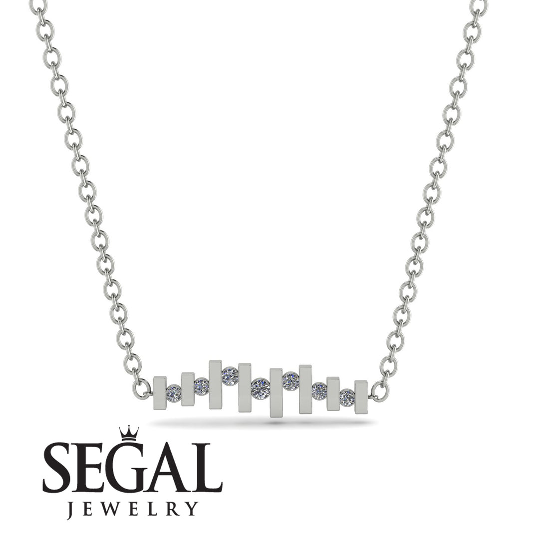 Bars Diamond Necklace - Mercy No. 3