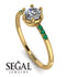 Basket Emerald Ring - Summer No. 16