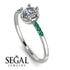 Basket Emerald Ring - Summer No. 18