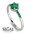 Basket Emerald Ring - Summer No. 21