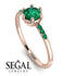 Basket Emerald Ring - Summer No. 20
