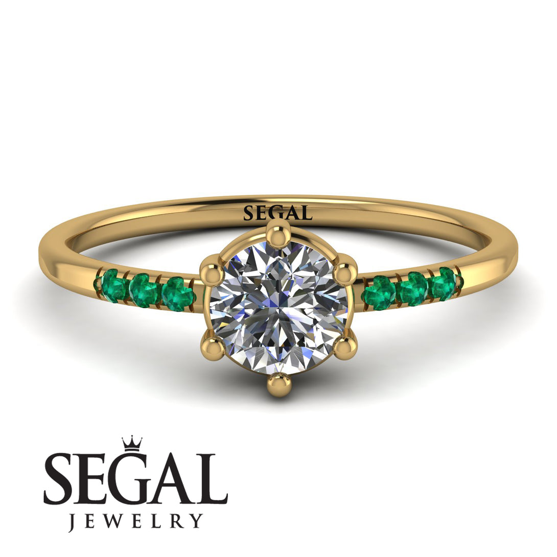 Basket Emerald Ring - Summer No. 16