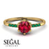 Basket Emerald Ring - Summer No. 25