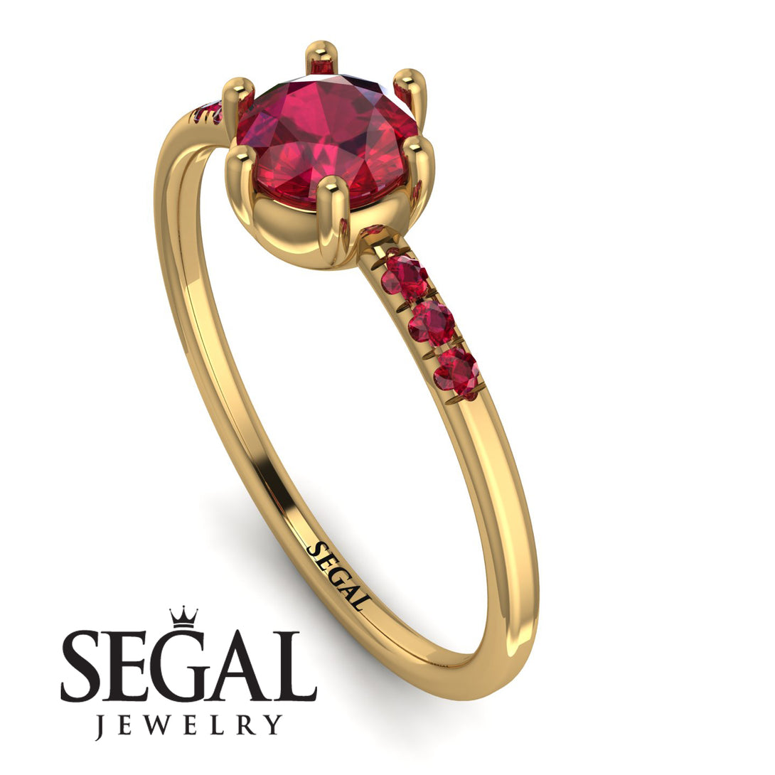 Basket Ruby Ring - Summer No. 55