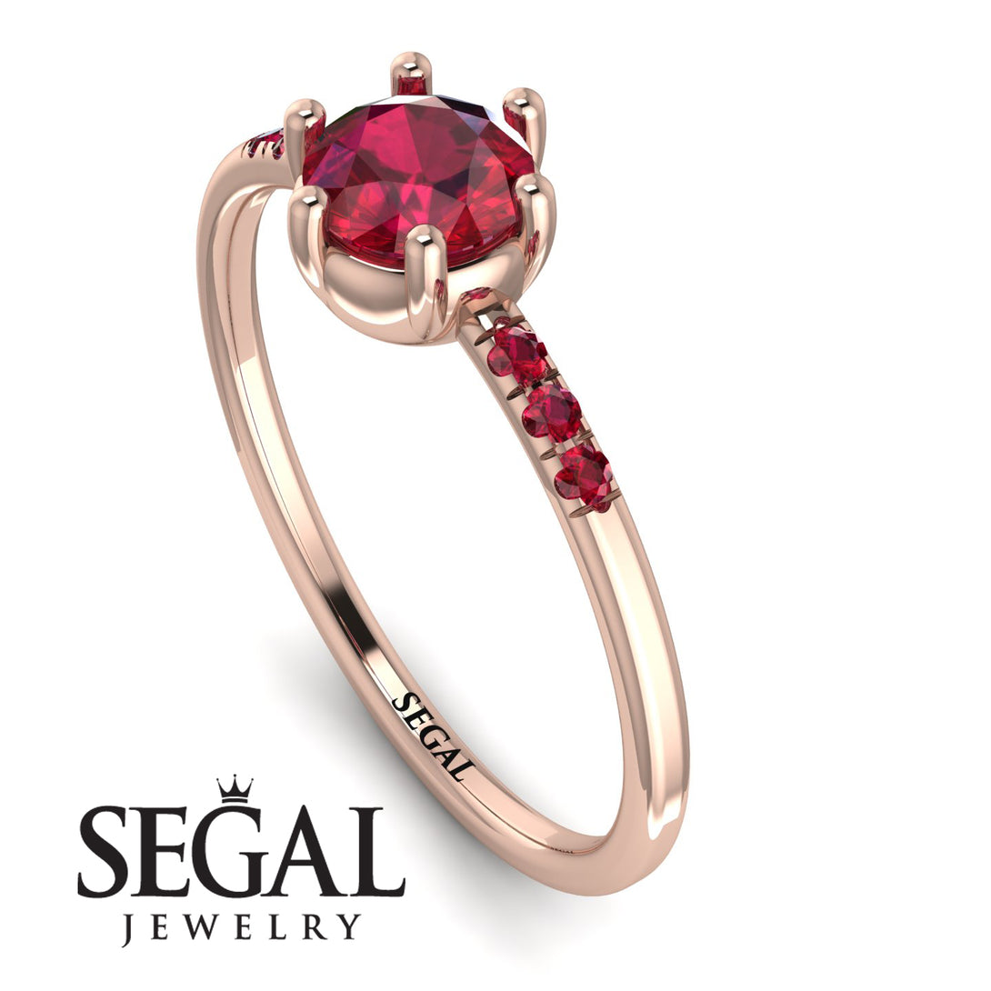 Basket Ruby Ring - Summer No. 56