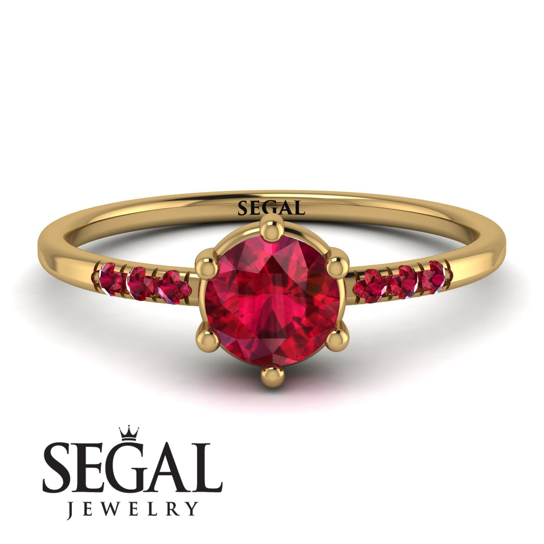 Basket Ruby Ring - Summer No. 55