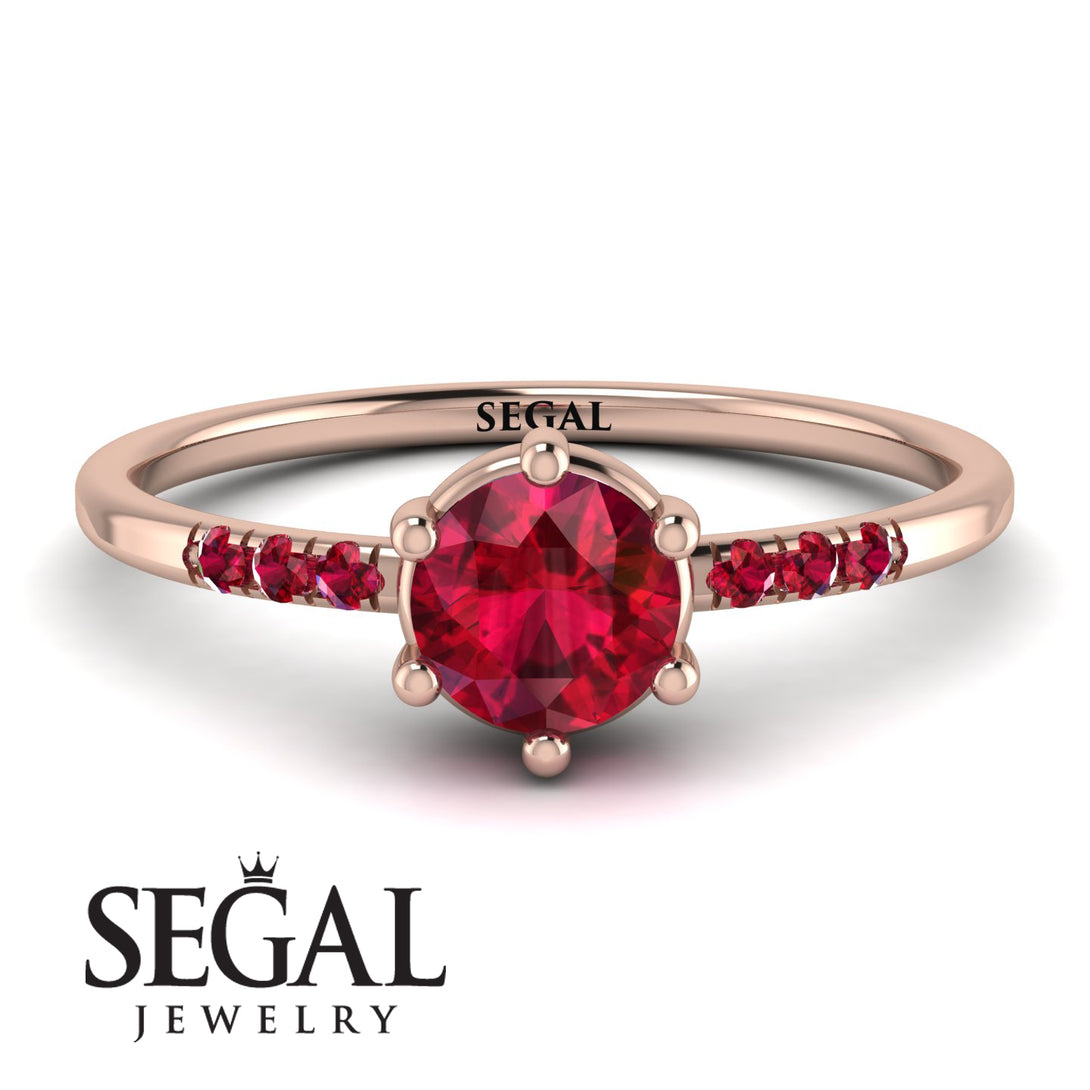 Basket Ruby Ring - Summer No. 56