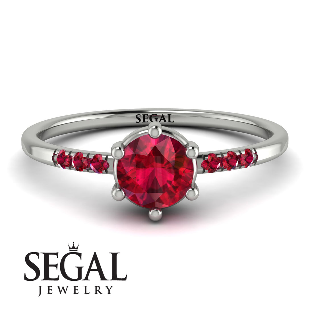 Basket Ruby Ring - Summer No. 57