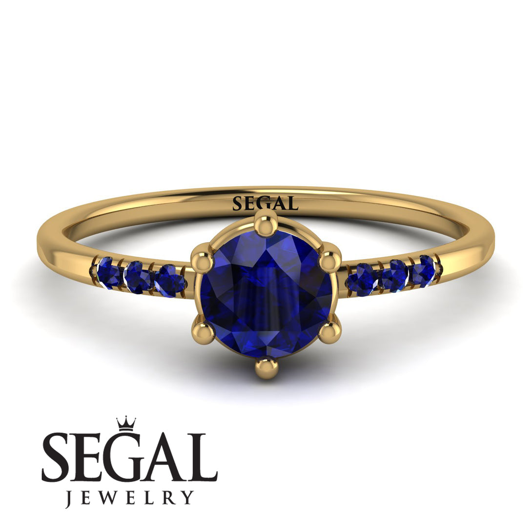 Basket Sapphire Ring - Summer No. 73