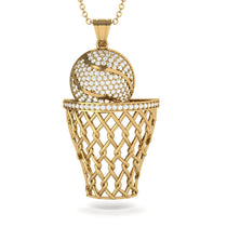 Basketball Diamond Necklace For Men - Kyle No. 1 image 1