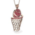 Basketball Ruby Necklace For Men - Kyle No. 11 image 2