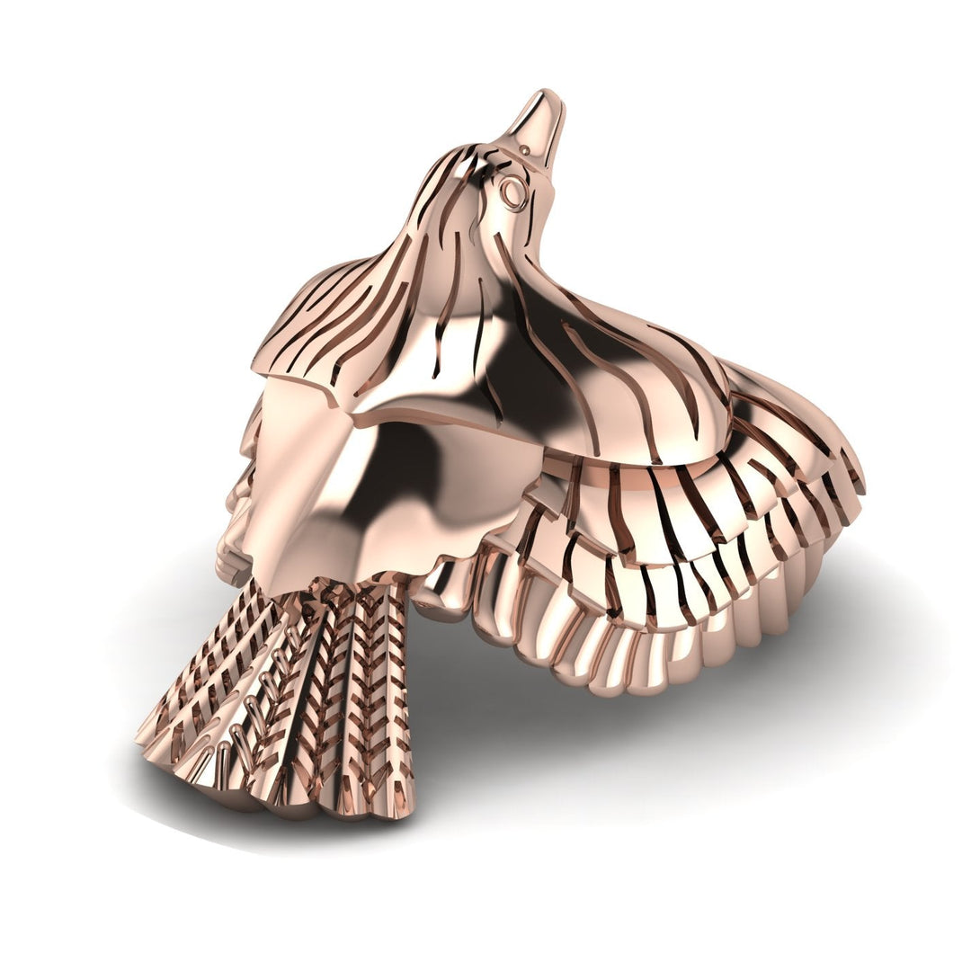 Beautiful Bird Open Ring - Christian No. 2