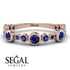 Bezel Sapphire Eternity Band - Valeria No. 74