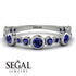 Bezel Sapphire Eternity Band - Valeria No. 75