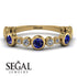 Bezel Sapphire Eternity Band - Valeria No. 13