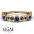 Bezel Sapphire Eternity Band - Valeria No. 73