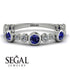 Bezel Sapphire Eternity Band - Valeria No. 15
