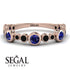Bezel Sapphire Eternity Band - Valeria No. 44