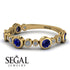 Bezel Sapphire Eternity Band - Valeria No. 13