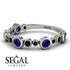 Bezel Sapphire Eternity Band - Valeria No. 45