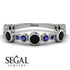 Bezel Black Diamond Eternity Band - Valeria No. 69