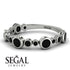 Bezel Black Diamond Eternity Band - Valeria No. 39 image 3