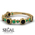 Bezel Black Diamond Eternity Band - Valeria No. 22 image 3