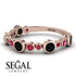 Bezel Black Diamond Eternity Band - Valeria No. 53
